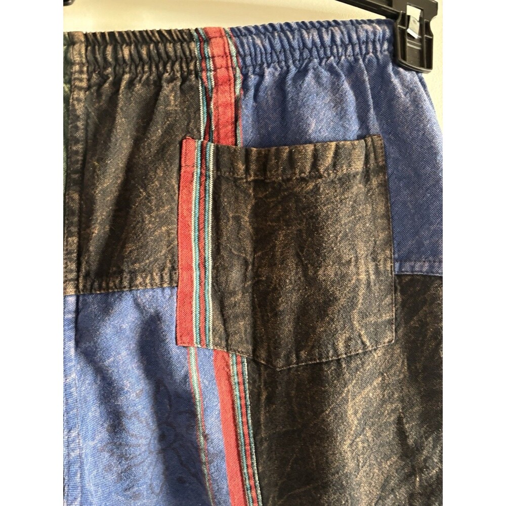 Patchwork Hippie Pants Size Multicolor Festival S… - image 4